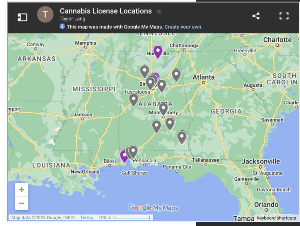 Alabama medical cannabis licenses