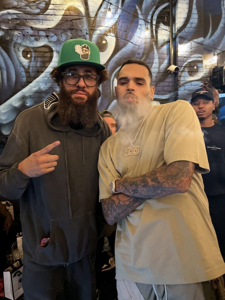 Chris Brown Bussin cannabis