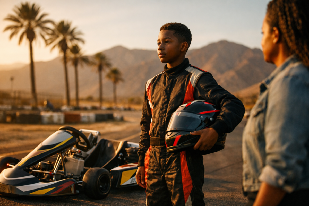 Palm Desert Dispensary Funds Black Race Car Drivers
