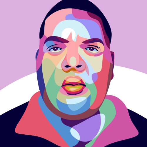 palu-central sulawesi Indonesia August 26th 2020.Notorius big l in wpap style. pop art