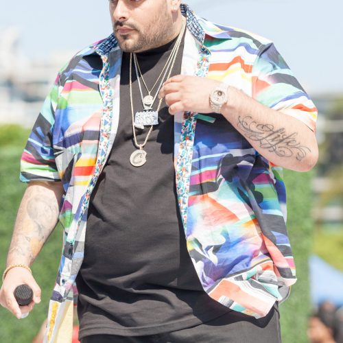 Rapper Berner 415 attended and performs at the 2017 BET Experience 106 and Park Sound Stage at the Microsoft Center June 23rd, 2017 in Los Angeles, California -USA